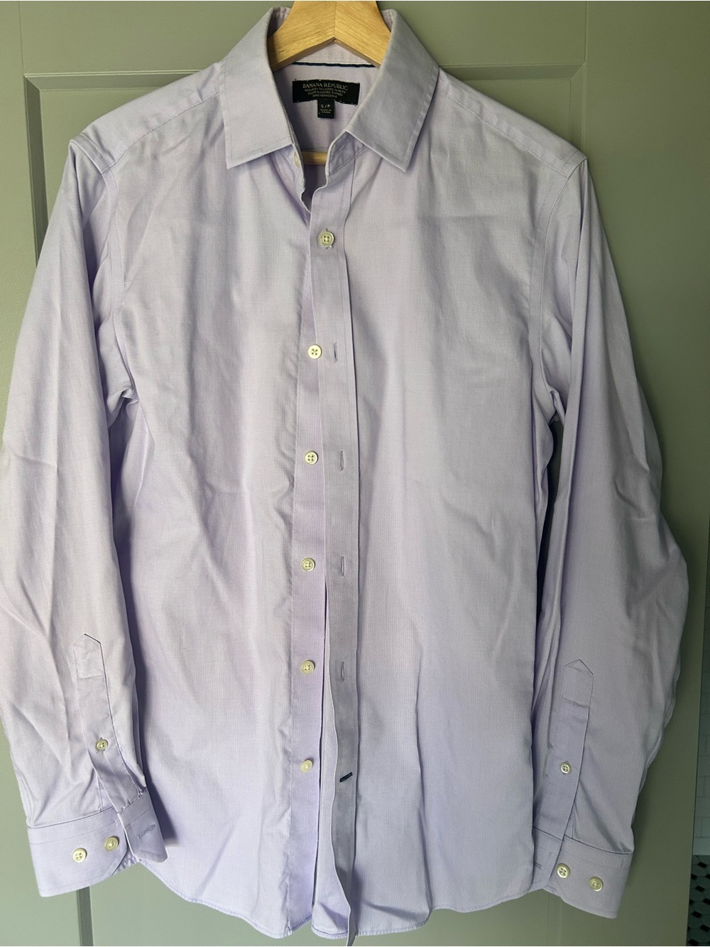 Banana Republic Lavender Button-Down Dress Shirt